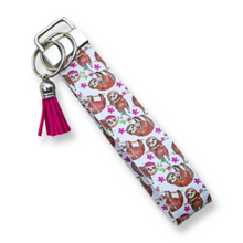 Load image into Gallery viewer, Sloth Keychain Wristlet