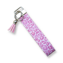 Load image into Gallery viewer, Blush Cheetah Keychain Wristlet
