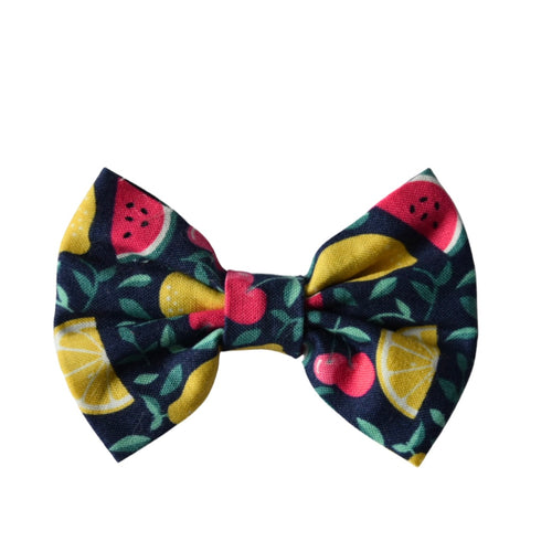 Navy Mixed Fruit Classic Bow