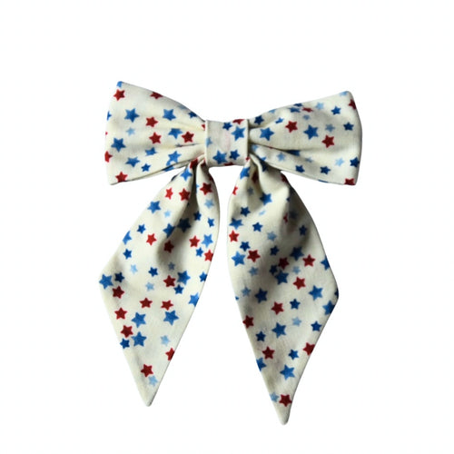 Patriotic Stars Bow - Large