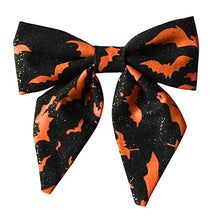 Load image into Gallery viewer, Halloween Bats Bow - Medium