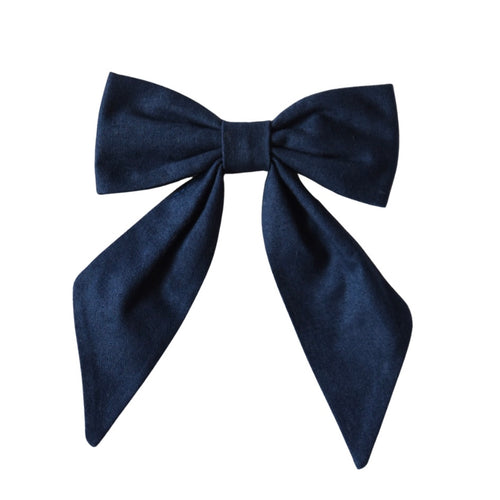 Navy Bow - Large