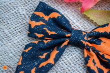 Load image into Gallery viewer, Halloween Bats Bow - Medium