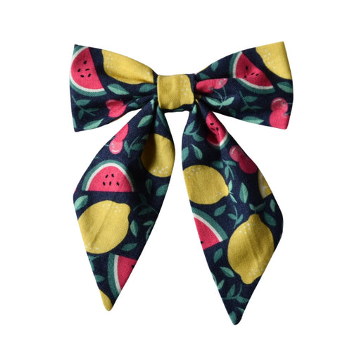 Navy Mixed Fruit Bow - Large