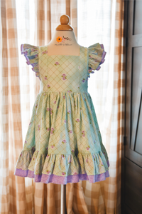 Pinafore Ruffle Dress {Girls}