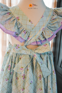 Pinafore Ruffle Dress {Girls}