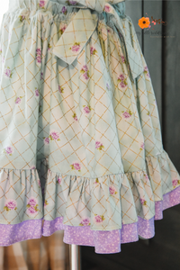 Pinafore Ruffle Dress {Girls}