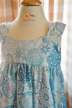 Load image into Gallery viewer, Blue Circle Sundress {Toddler}