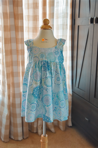 Blue Circle Sundress {Toddler}