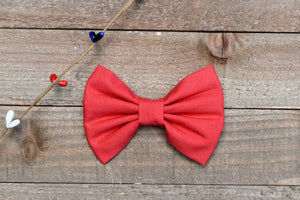 Red Classic Bow