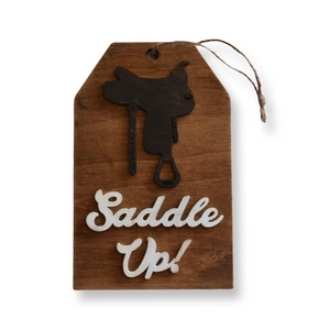 Wooden Western Horse Sign Set