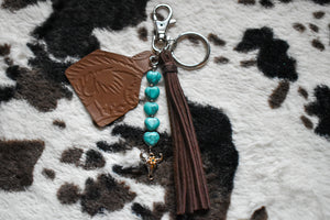 Boujee Cowgirl Keychain - Millie