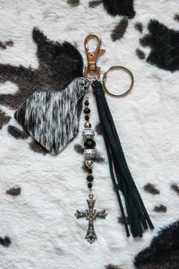 Boujee Cowgirl Keychain - Faith