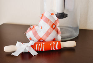 Mini Valentine Heart Pillow Set