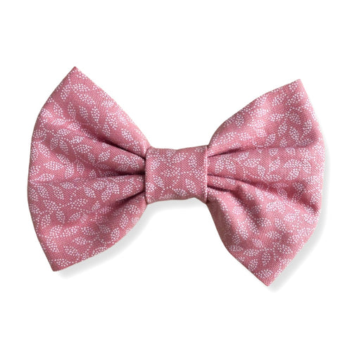 Blush Floral Classic Bow