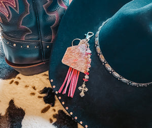 Boujee Cowgirl Keychain - Dakota