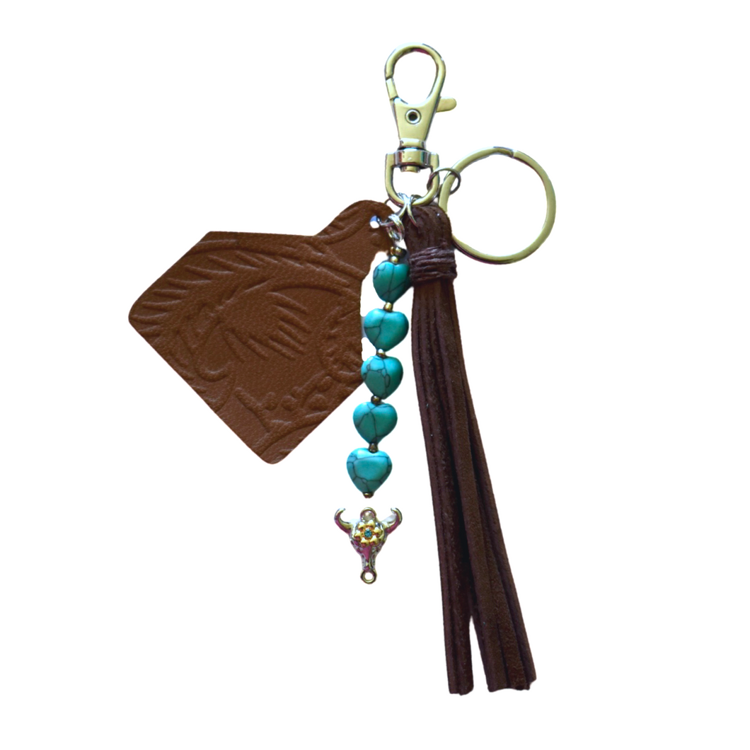 Boujee Cowgirl Keychain - Millie