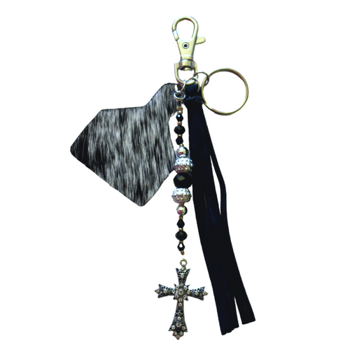 Boujee Cowgirl Keychain - Faith