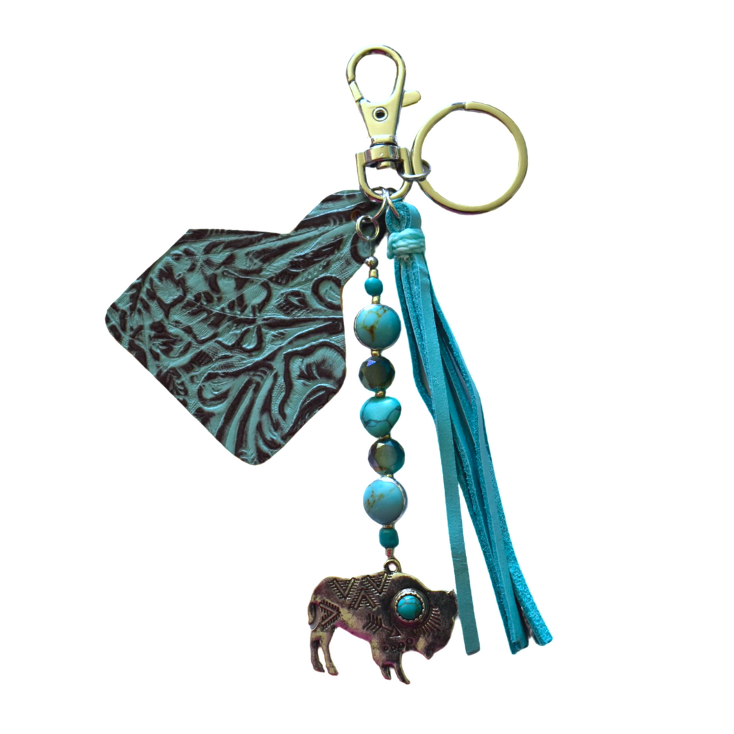 Boujee Cowgirl Keychain - Sierra