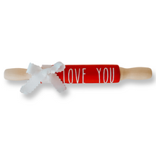 Load image into Gallery viewer, Love You Valentine&#39;s Day Rolling Pin