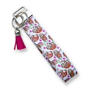 Sloth Keychain Wristlet