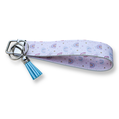 Rainbow Keychain Wristlet
