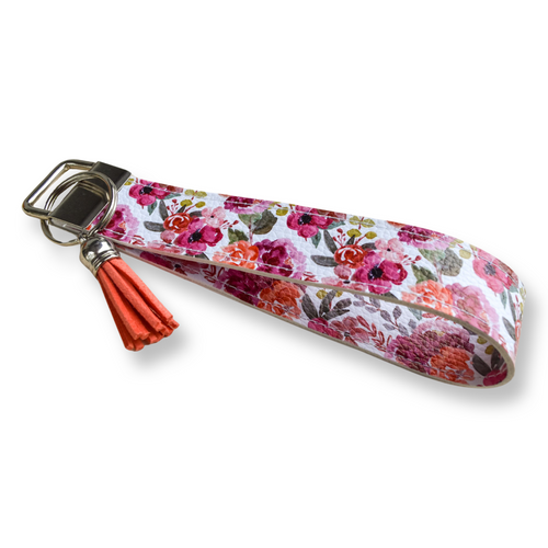Autumn Floral Keychain Wristlet