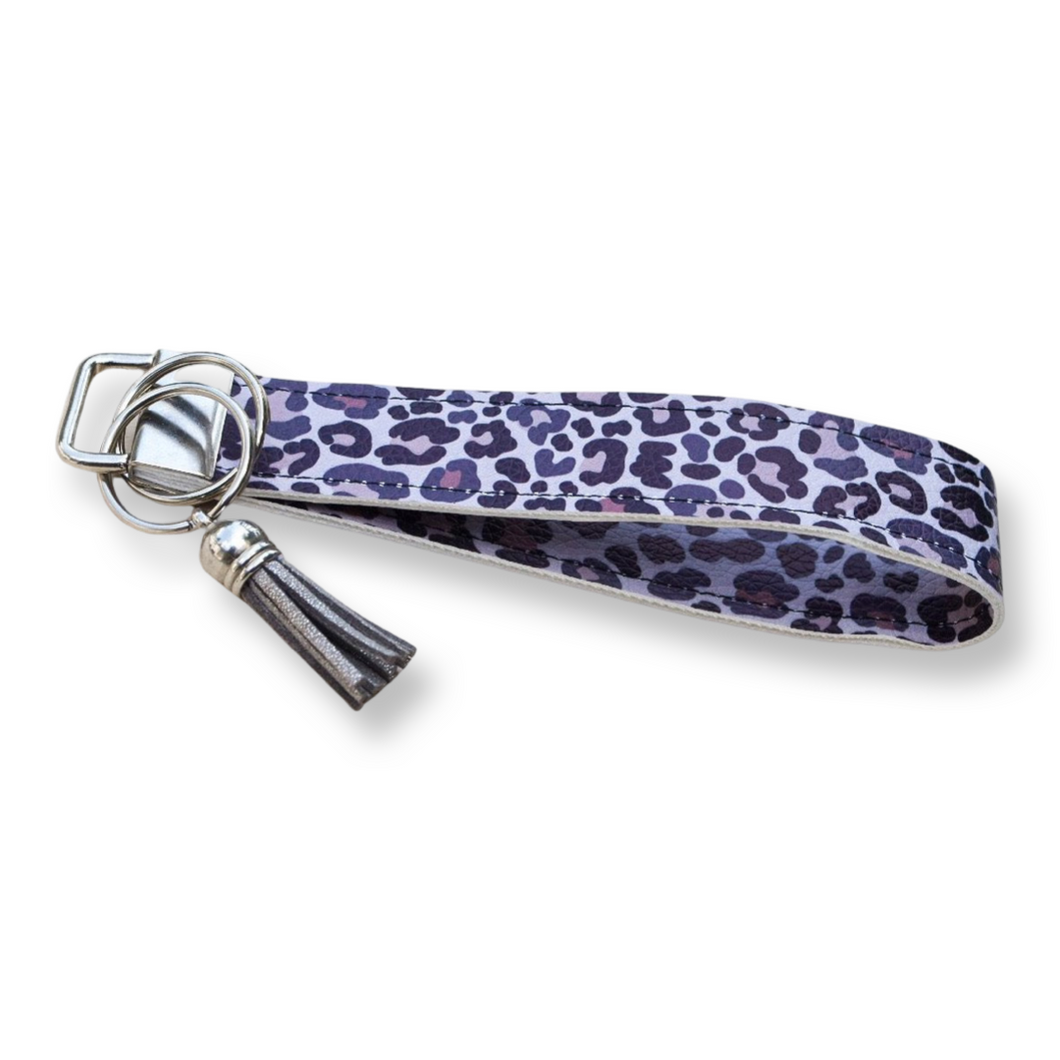 Cool Cheetah Print Keychain Wristlet