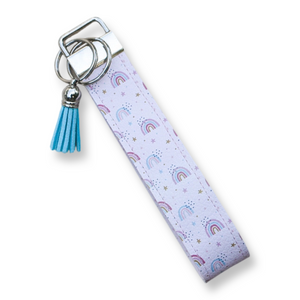 Rainbow Keychain Wristlet