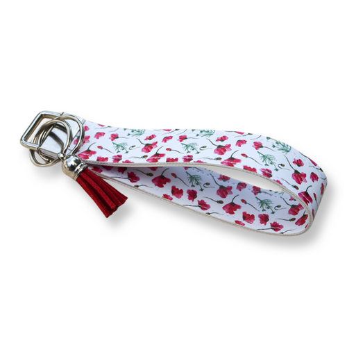 Poppy Keychain Wristlet