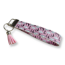Load image into Gallery viewer, Pink Halloween Girly Ghosties Keychain Wristlet