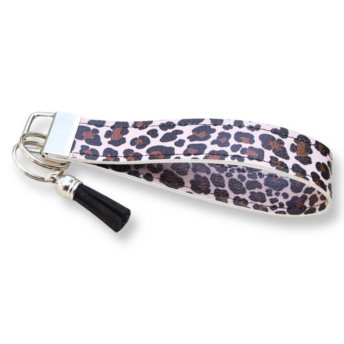 Classic Cheetah Print Keychain Wristlet