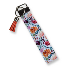 Load image into Gallery viewer, Wildflower Floral Keychain Wristlet